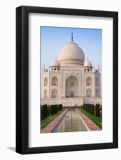 The Taj Mahal, UNESCO World Heritage Site, Agra, Uttar Pradesh, India, Asia-Gavin Hellier-Framed Photographic Print