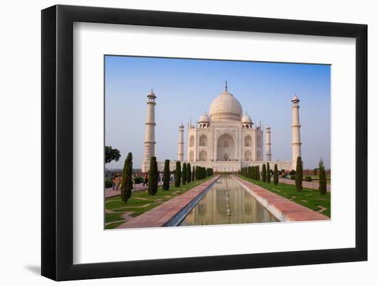 The Taj Mahal, UNESCO World Heritage Site, Agra, Uttar Pradesh, India, Asia-Gavin Hellier-Framed Photographic Print