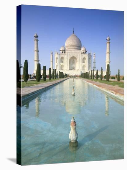 The Taj Mahal, Unesco World Heritage Site, Agra, Uttar Pradesh State, India-Gavin Hellier-Stretched Canvas