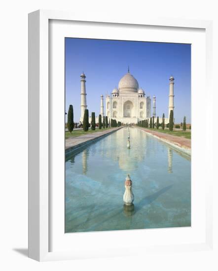 The Taj Mahal, Unesco World Heritage Site, Agra, Uttar Pradesh State, India-Gavin Hellier-Framed Photographic Print