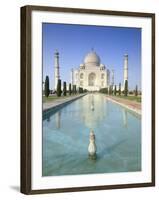 The Taj Mahal, Unesco World Heritage Site, Agra, Uttar Pradesh State, India-Gavin Hellier-Framed Photographic Print