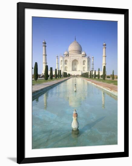 The Taj Mahal, Unesco World Heritage Site, Agra, Uttar Pradesh State, India-Gavin Hellier-Framed Photographic Print