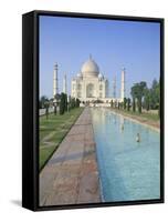 The Taj Mahal, Unesco World Heritage Site, Agra, Uttar Pradesh State, India-Gavin Hellier-Framed Stretched Canvas