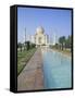 The Taj Mahal, Unesco World Heritage Site, Agra, Uttar Pradesh State, India-Gavin Hellier-Framed Stretched Canvas