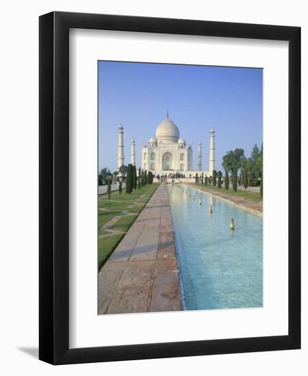 The Taj Mahal, Unesco World Heritage Site, Agra, Uttar Pradesh State, India-Gavin Hellier-Framed Photographic Print