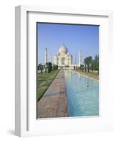 The Taj Mahal, Unesco World Heritage Site, Agra, Uttar Pradesh State, India-Gavin Hellier-Framed Photographic Print