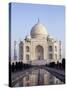 The Taj Mahal, Unesco World Heritage Site, Agra, Uttar Pradesh State, India-Upperhall-Stretched Canvas