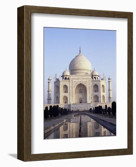 The Taj Mahal, Unesco World Heritage Site, Agra, Uttar Pradesh State, India-Upperhall-Framed Photographic Print