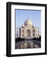 The Taj Mahal, Unesco World Heritage Site, Agra, Uttar Pradesh State, India-Upperhall-Framed Photographic Print