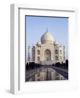 The Taj Mahal, Unesco World Heritage Site, Agra, Uttar Pradesh State, India-Upperhall-Framed Photographic Print