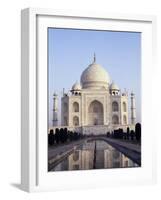 The Taj Mahal, Unesco World Heritage Site, Agra, Uttar Pradesh State, India-Upperhall-Framed Photographic Print