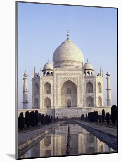 The Taj Mahal, Unesco World Heritage Site, Agra, Uttar Pradesh State, India-Upperhall-Mounted Photographic Print