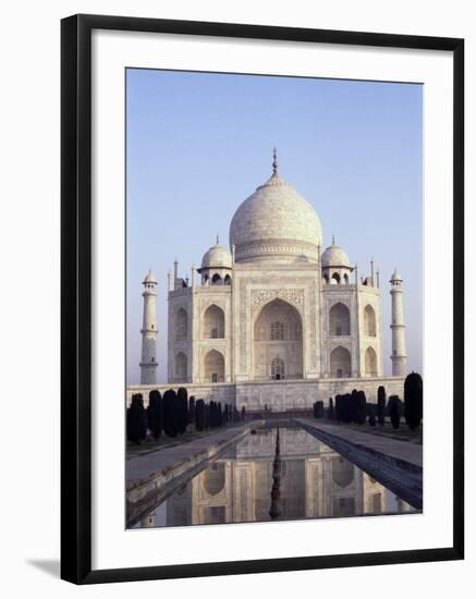 The Taj Mahal, Unesco World Heritage Site, Agra, Uttar Pradesh State, India-Upperhall-Framed Photographic Print