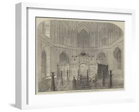 The Taj Mehal, from the Gallery of Illustration-null-Framed Giclee Print