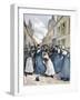 The Taking Away of the Insane in Villejuif, Paris, 1891-Henri Meyer-Framed Giclee Print