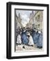 The Taking Away of the Insane in Villejuif, Paris, 1891-Henri Meyer-Framed Giclee Print