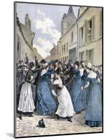 The Taking Away of the Insane in Villejuif, Paris, 1891-Henri Meyer-Mounted Giclee Print