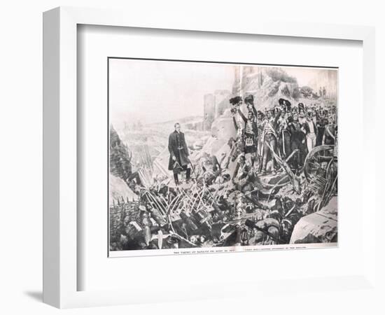 The Taking of Badajoz, Illustration from 'British Battles on Land and Sea', Published by Cassell,…-Richard Caton Woodville-Framed Giclee Print