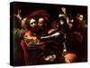 The Taking of Christ, 1602 (Oil on Canvas)-Michelangelo Merisi da Caravaggio-Stretched Canvas