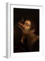 The Taking of Christ (Detail)-Caravaggio-Framed Giclee Print