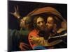 The Taking of Christ (Detail)-Caravaggio-Mounted Giclee Print