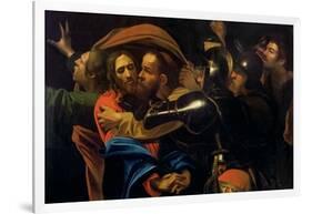 The Taking of Christ-Caravaggio-Framed Giclee Print