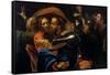 The Taking of Christ-Caravaggio-Framed Stretched Canvas