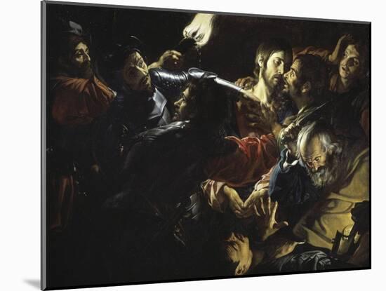 The Taking of Christ-Jean Valentin De Boulogn-Mounted Giclee Print