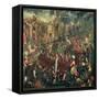 The Taking of Constantinople-Palma Il Giovane-Framed Stretched Canvas