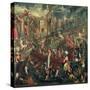 The Taking of Constantinople-Palma Il Giovane-Stretched Canvas