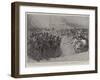 The Taking of Dongola, the Attack by Retreating Dervishes on Egyptian Horse Artillery-John Charlton-Framed Giclee Print