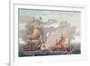 The Taking of English Vessel 'The Java' by the American Frigate, 'The Constitution'-Louis Ambroise Garneray-Framed Giclee Print