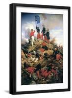 The Taking of Malakoff, 1858-Horace Vernet-Framed Giclee Print