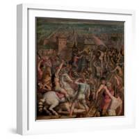 The Taking of Milan, 1555-1562-Giorgio Vasari-Framed Giclee Print