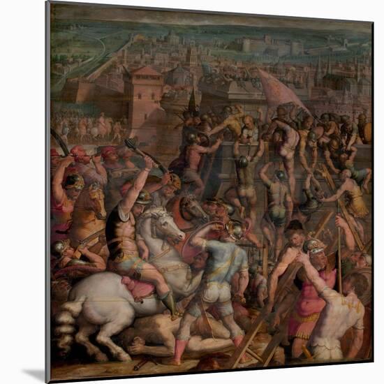 The Taking of Milan, 1555-1562-Giorgio Vasari-Mounted Giclee Print