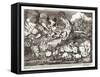 The Taking of the City of Washington in America, 1814-null-Framed Stretched Canvas