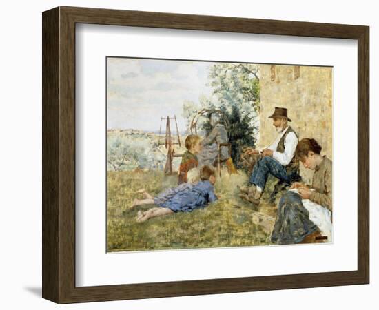 The Tale, 1891-Niccolo Cannicci-Framed Giclee Print