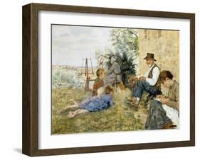 The Tale, 1891-Niccolo Cannicci-Framed Giclee Print