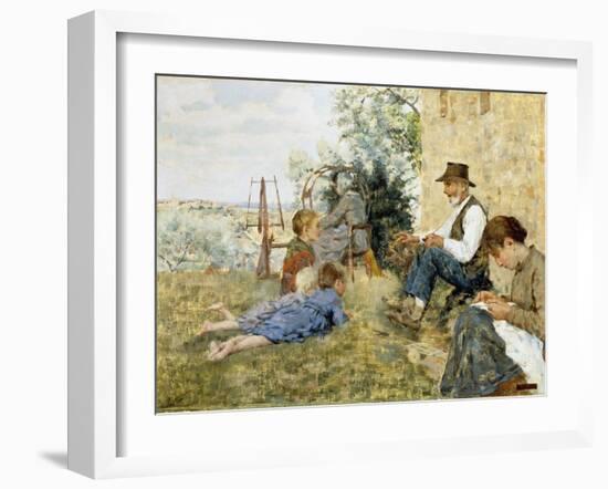The Tale, 1891-Niccolo Cannicci-Framed Giclee Print
