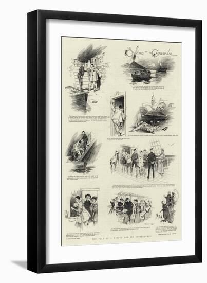 The Tale of a Masque and its Consequences-Frank Craig-Framed Giclee Print