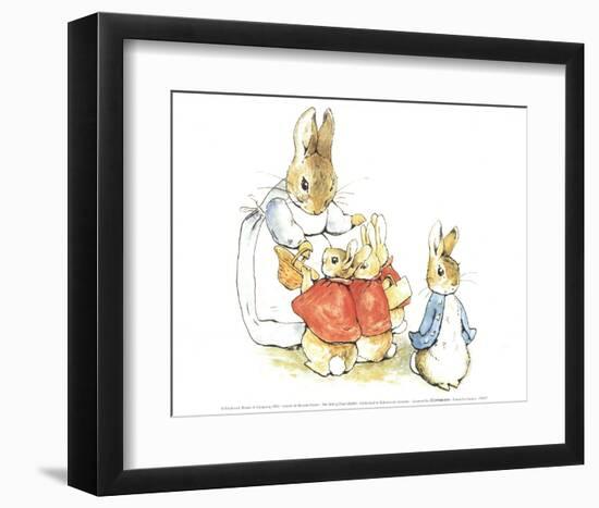 The Tale of Peter Rabbit II-Beatrix Potter-Framed Collectable Print