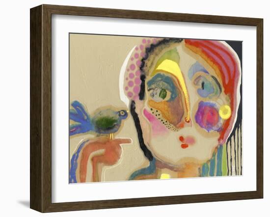 The Talker-Wyanne-Framed Giclee Print