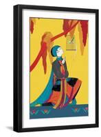 The Talking Bird-Frank Mcintosh-Framed Art Print