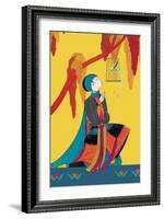 The Talking Bird-Frank Mcintosh-Framed Art Print