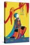 The Talking Bird-Frank Mcintosh-Stretched Canvas