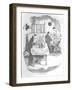 The Tall, Thin, Pale Person, C1900-George Cruikshank-Framed Giclee Print