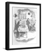 The Tall, Thin, Pale Person, C1900-George Cruikshank-Framed Giclee Print