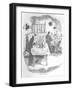 The Tall, Thin, Pale Person, C1900-George Cruikshank-Framed Giclee Print