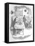 The Tall, Thin, Pale Person, C1900-George Cruikshank-Framed Stretched Canvas