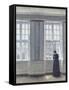 The Tall Windows-Vilhelm Hammershoi-Framed Stretched Canvas